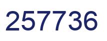 Número 257736 imagen azul
