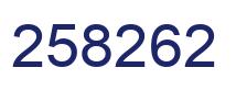 Número 258262 imagen azul