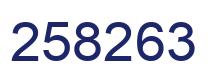 Número 258263 imagen azul