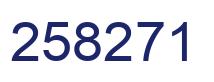 Número 258271 imagen azul