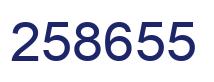 Número 258655 imagen azul
