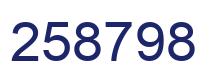 Número 258798 imagen azul