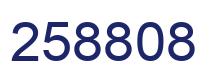 Número 258808 imagen azul