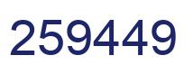 Número 259449 imagen azul