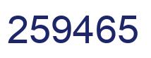 Número 259465 imagen azul