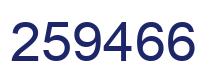 Número 259466 imagen azul