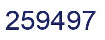Número 259497 imagen azul