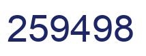 Número 259498 imagen azul