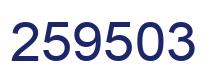Número 259503 imagen azul
