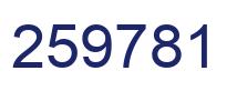 Número 259781 imagen azul