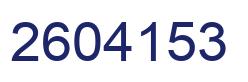 Número 2604153 imagen azul