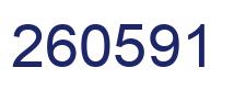 Number 260591 blue image