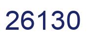 Número 26130 imagen azul