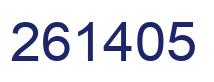 Número 261405 imagen azul