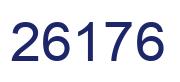 Número 26176 imagen azul