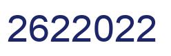 Número 2622022 imagen azul