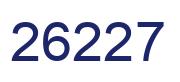 Número 26227 imagen azul