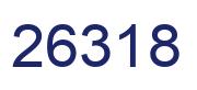 Número 26318 imagen azul