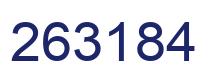 Número 263184 imagen azul