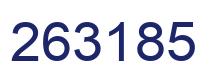 Número 263185 imagen azul