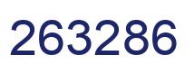 Number 263286 blue image