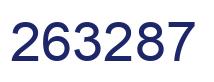 Number 263287 blue image