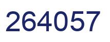 Número 264057 imagen azul