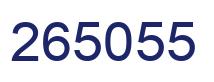 Número 265055 imagen azul