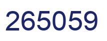 Número 265059 imagen azul