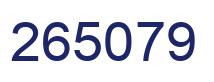 Número 265079 imagen azul