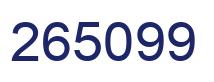 Número 265099 imagen azul