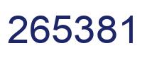 Número 265381 imagen azul