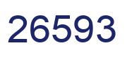 Número 26593 imagen azul