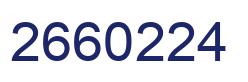Número 2660224 imagen azul