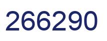 Número 266290 imagen azul