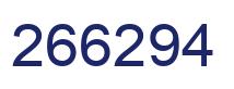Número 266294 imagen azul