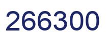 Número 266300 imagen azul