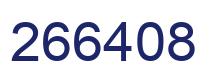 Número 266408 imagen azul