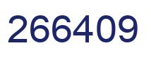 Número 266409 imagen azul