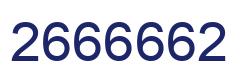 Número 2666662 imagen azul