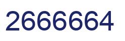 Número 2666664 imagen azul