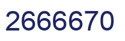 Número 2666670 imagen azul