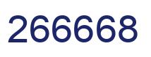 Número 266668 imagen azul