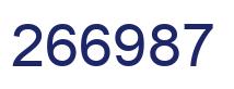 Número 266987 imagen azul