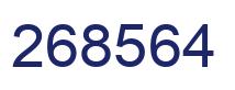 Número 268564 imagen azul