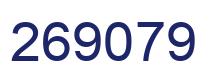 Número 269079 imagen azul