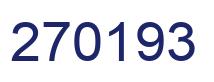 Número 270193 imagen azul