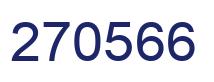 Number 270566 blue image