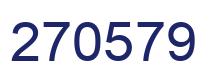 Number 270579 blue image