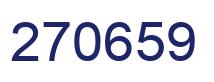 Number 270659 blue image